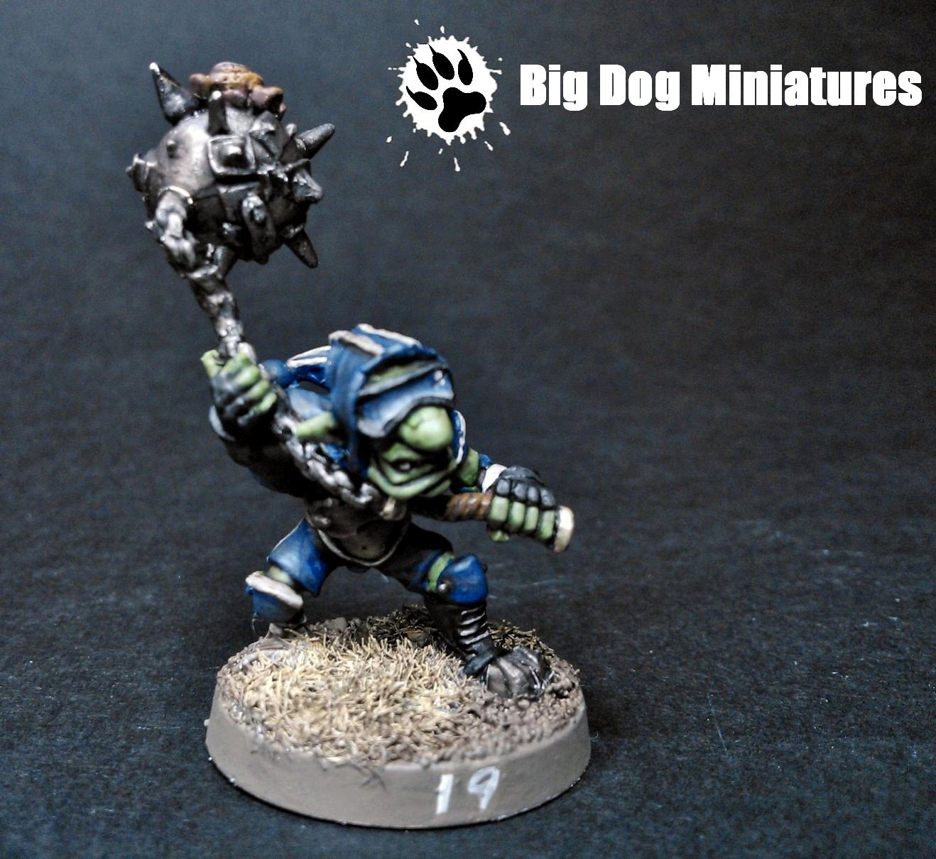 Ball, Big Dog Minaitures, Blood, Bomb, Bowl, Chain, Chainsaw, Goblins